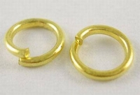 Ringetjes goudkleur 10MM (100 stuks)