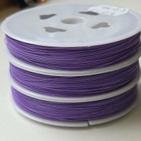 Gecoat staaldraad 0,45MM (lila)