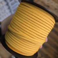 Suede (imi) veter oranje/ geel