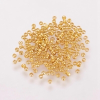 Knijpkralen goudkleur 2MM (ong. 4 gram)