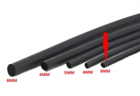 Soepele rubber 3MM (1meter)