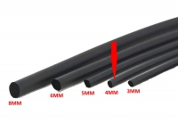 Soepele rubber 4MM (1meter)