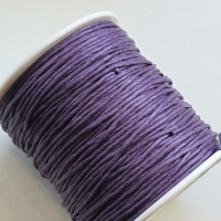Waxkoord 1MM ( 5meter) paars