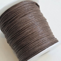 Waxkoord 1MM bbruin ( 5meter)