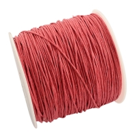 Waxkoord 1MM koraalrood (5 meter)