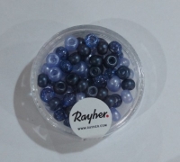 Rocailles 5,5MM RAYHER (blauw)