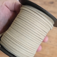 Suede (imi) veter beige