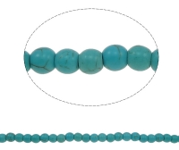 Synthetische turquoise 10MM (streng)