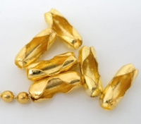 Ball chain sluiting (2MM) goud kleur
