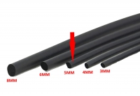 Soepele rubber 5MM (1meter)
