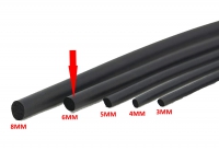Soepele rubber 6MM (1meter)