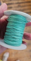 Waxkoord 1MM ( 5meter) licht turquoise groen