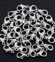 Karabijn slotje platinum kleur 11MM