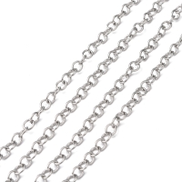 RVS schakelketting  6.5MM (1 meter)