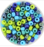 Miyuki 6/0 blue/green mix (10gram)