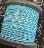 Gecoat staaldraad 1MM licht blauw