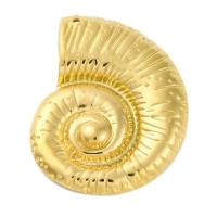 Grote rvs bedel 45mm (goudkleur)