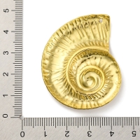 RVS conch (schelp) hanger 45mm (goud)