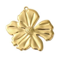 RVS bloem hanger 44mm (goud)