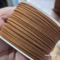 Suede (imi) veter camel bruin