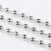 Ball chain ketting 2,4MM (1 meter) metaal