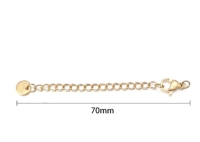 RVS verlengketting met slotje