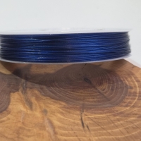 Gecoat staaldraad blauw ( 0,45MM )