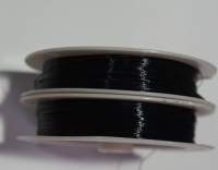 Gecoat staaldraad zwart ( 0,45MM )