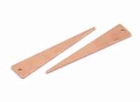 Koperen hanger triangel van 40/8mm