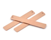 Koperen hanger langwerpig van 41/6mm