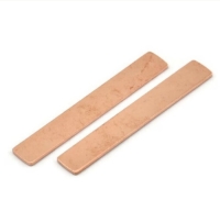 Koperen hanger langwerpig van 41/6mm (zonder gat)
