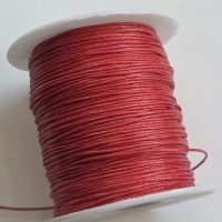Waxkoord 0,5MM rood (5 meter)