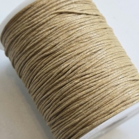 Waxkoord 1MM naturel/beige(5 meter)