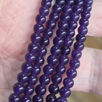Paarse jade edelsteen  4MM
